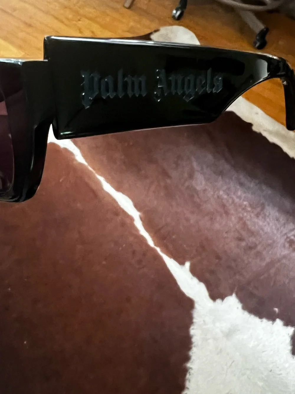Palm Angels PERI002 PALM 1045 Black/Blue Sunglasses 53-19-145 Brand New Full Set